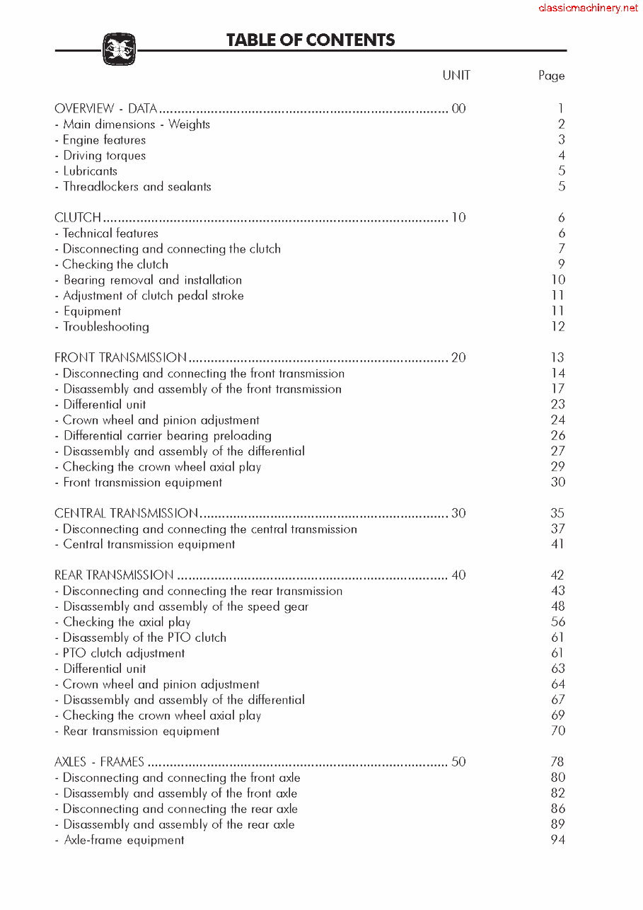 Tigre Country 4300 Tractor Service Repair Manual preview img 4