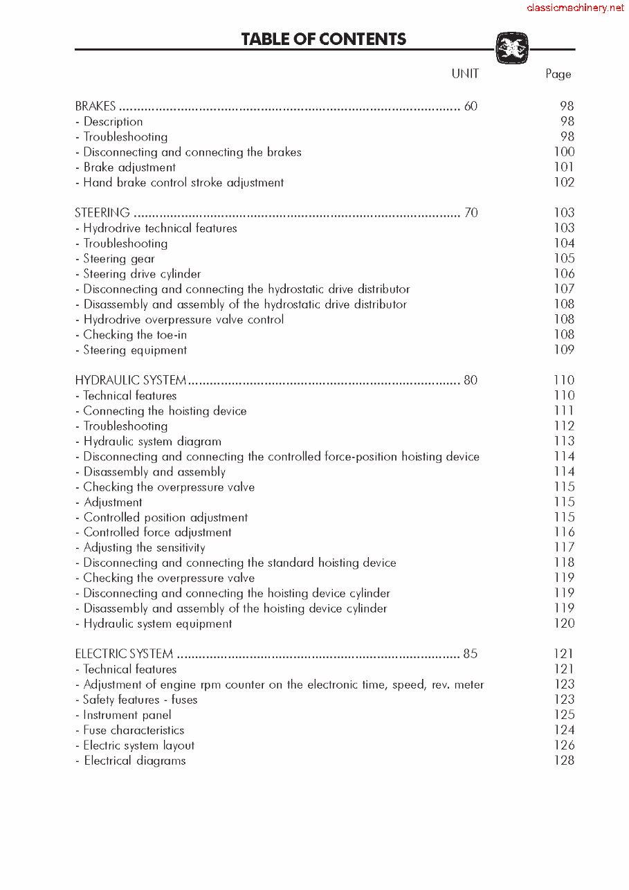 Tigre Country 4300 Tractor Service Repair Manual preview img 5