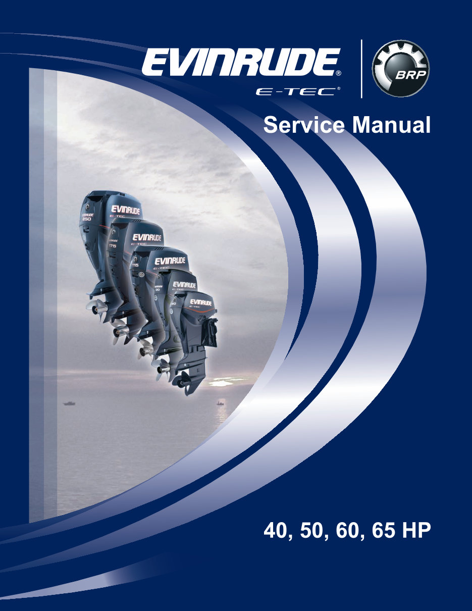 Evinrude E-Tec 40 50 60 65 HP outboard service manual preview img 1