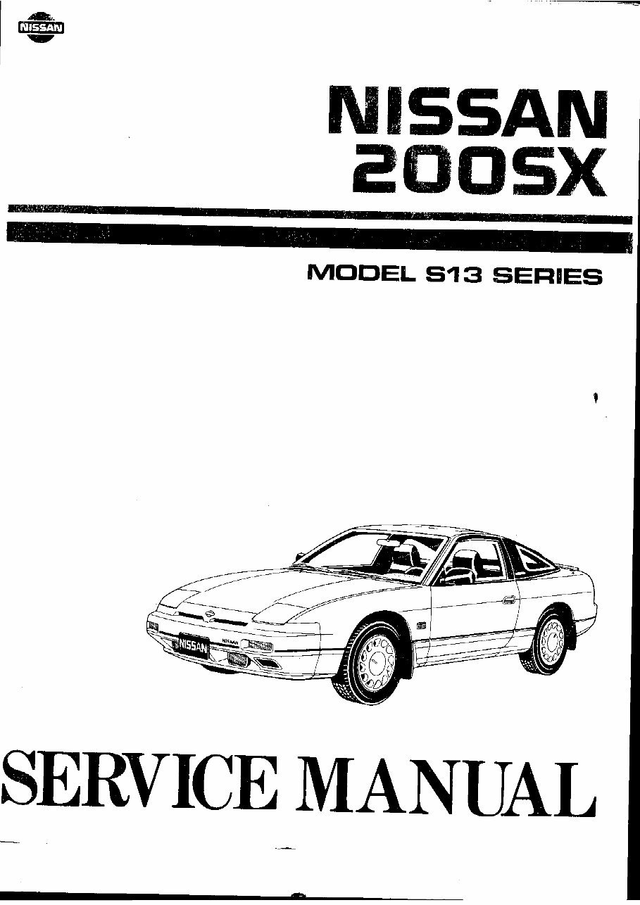 1998 Nissan 200SX Service & Repair Manual Software preview img 1