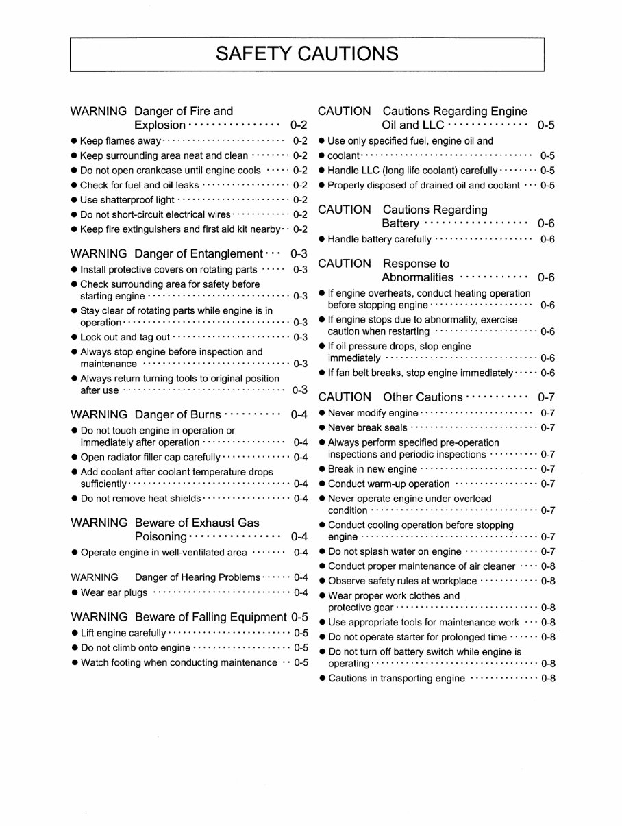 Mitsubishi S6R MPTK Manual Collection preview img 8