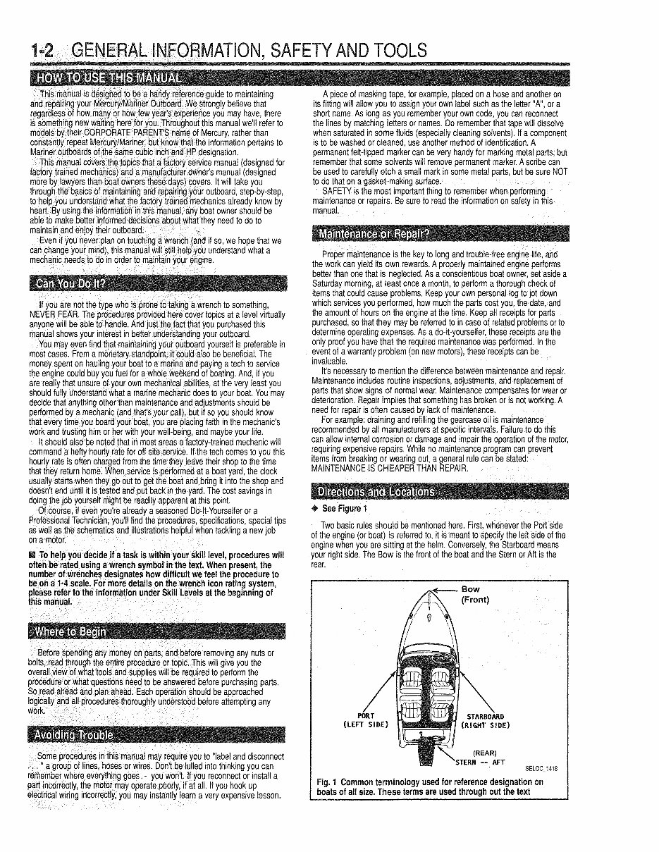2001 Mercury 25 HP 2 Stroke Outboard Factory Service & Work Shop Manual preview img 7
