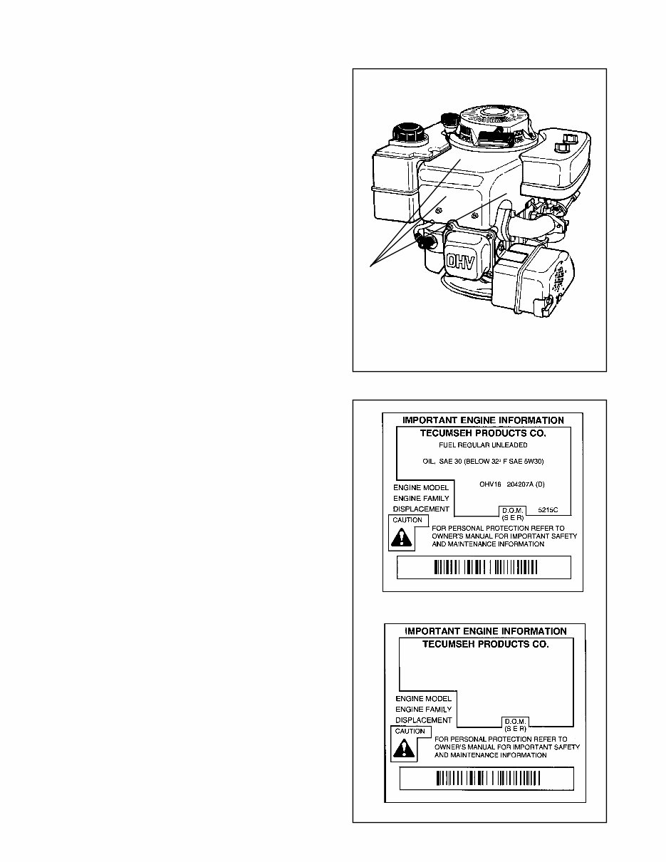 TECUMSEH OVXL120 OVXL125 4 CYCLE OVERHEAD VALVE EngineS Full Service & Repair Manual preview img 4