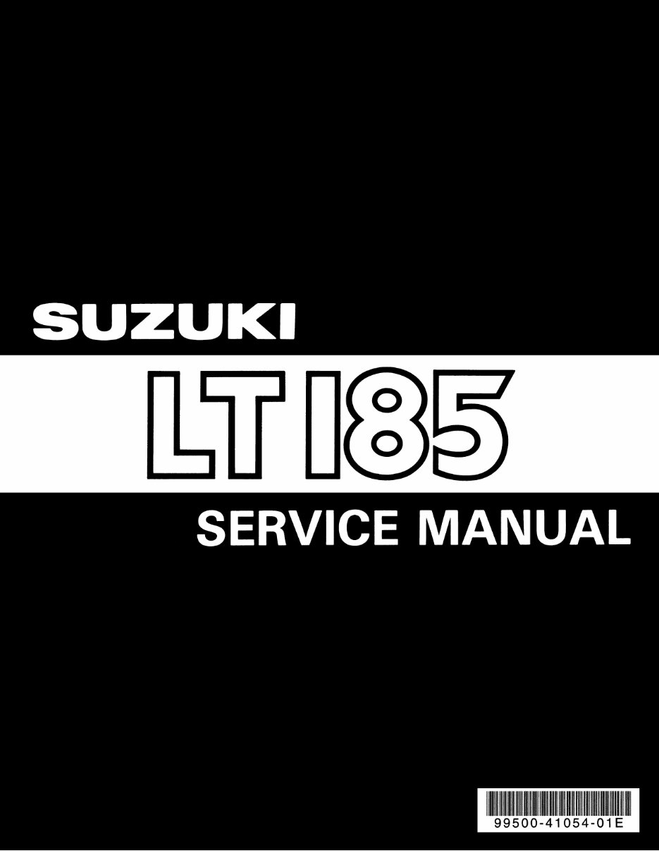 1984-1987 Suzuki LT185 Service & Repair Manual preview img 1