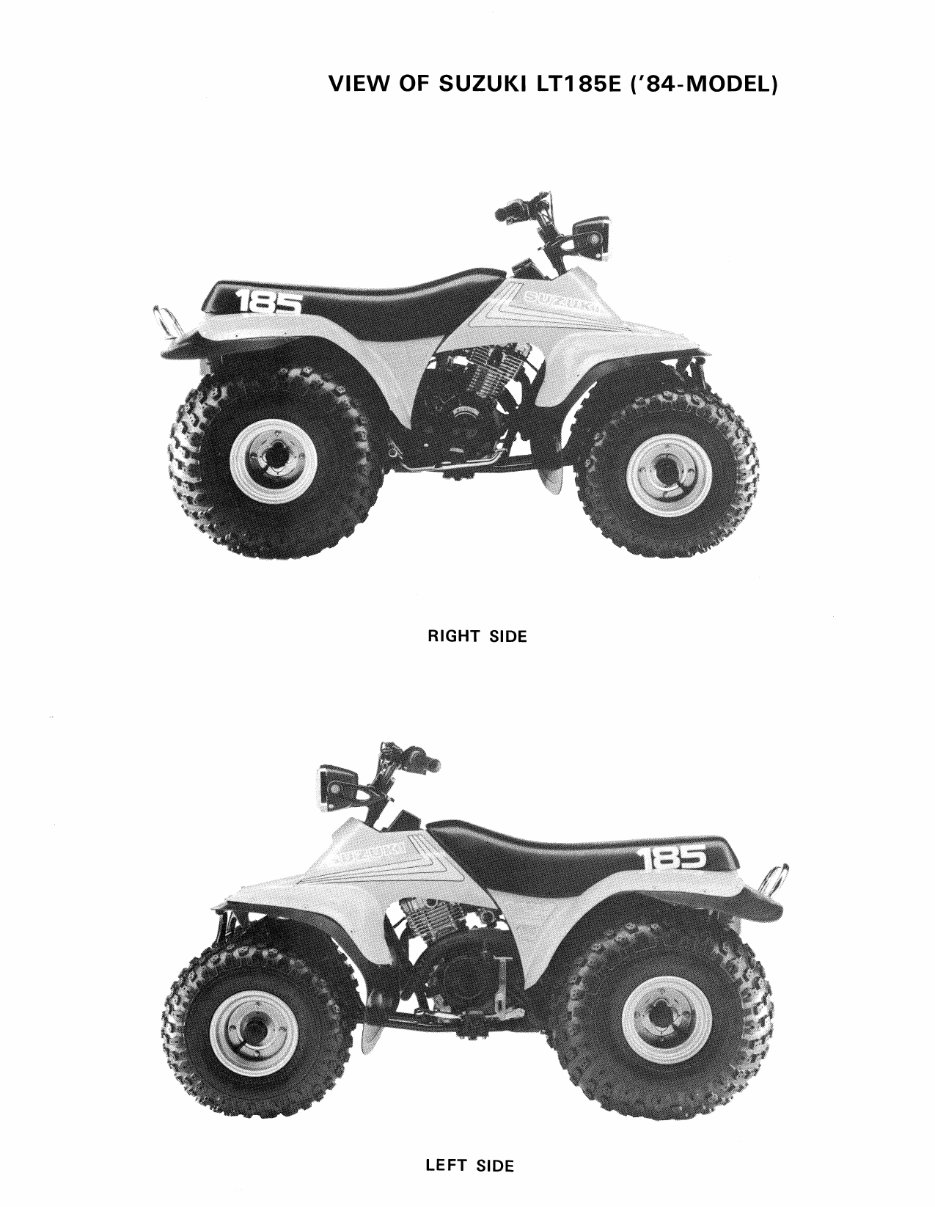 1984-1987 Suzuki LT185 Service & Repair Manual preview img 3
