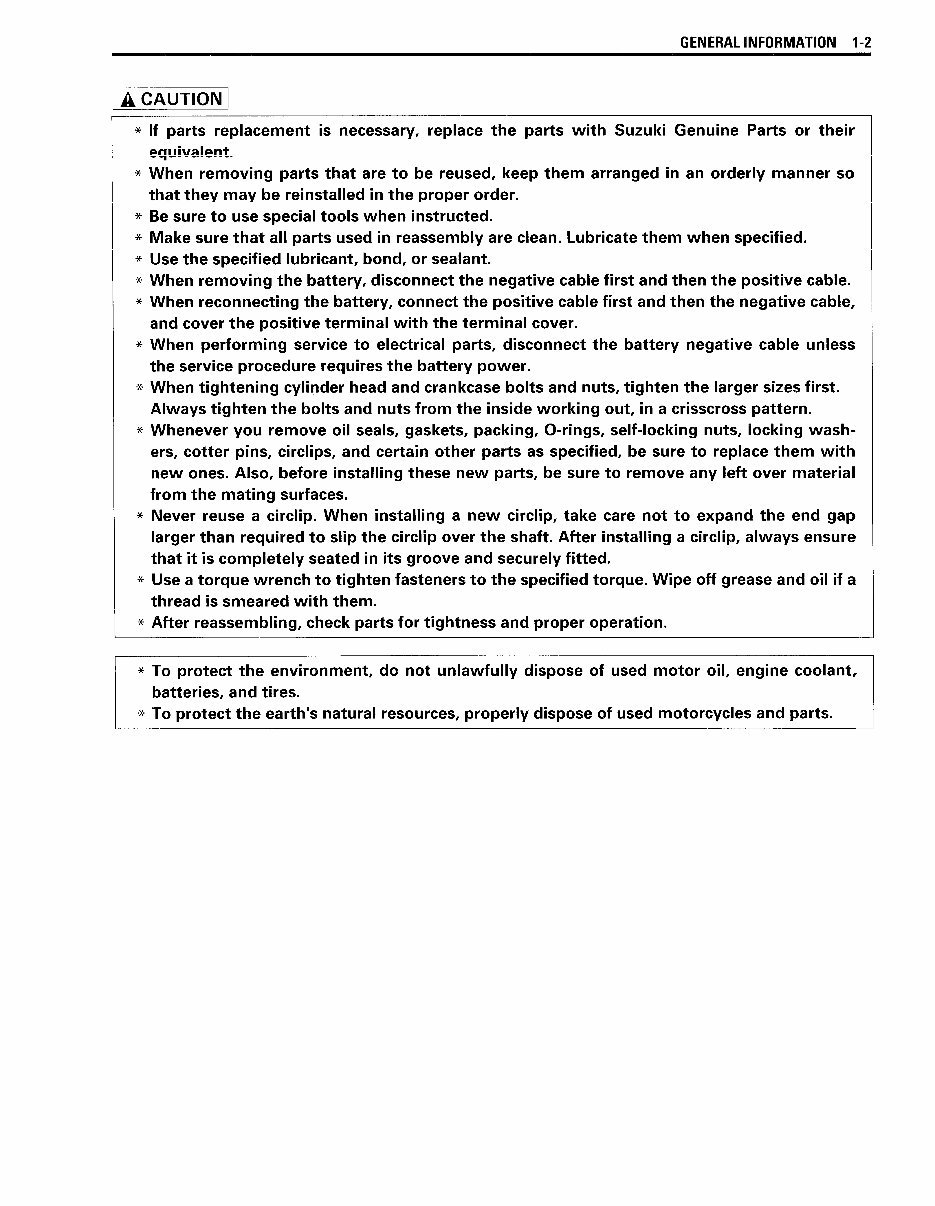 1997-2014 Suzuki Katana AY50 Scooter Service & Repair Manual preview img 7