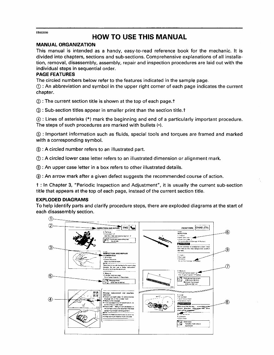 1997-1999 Yamaha Big Bear 350 4x4 ATV Service & Repair Manual preview img 5