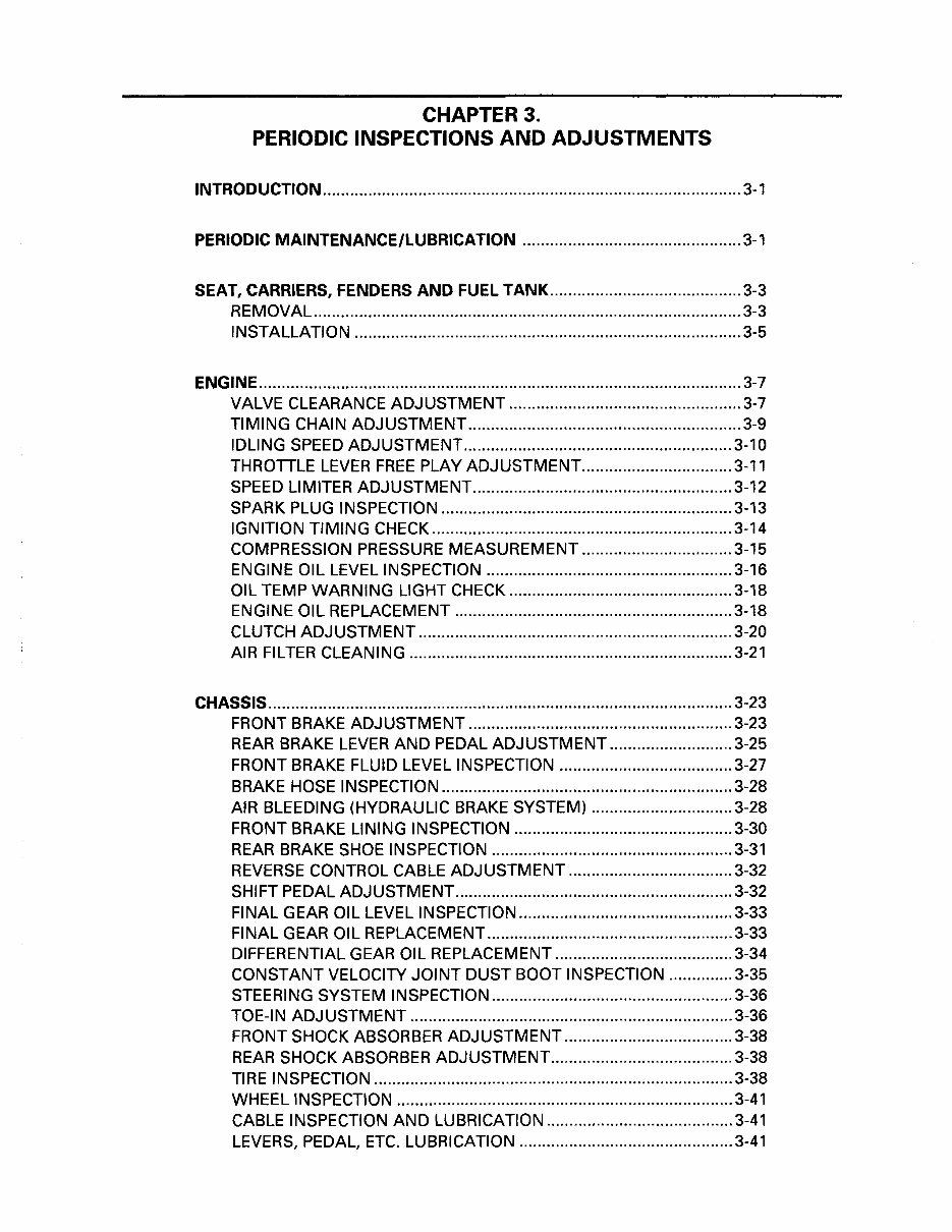 1997-1999 Yamaha Big Bear 350 4x4 ATV Service & Repair Manual preview img 9