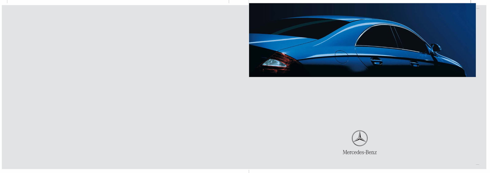 2006 Mercedes-Benz CLS500 CLS55 AMG Owners Manual preview img 1