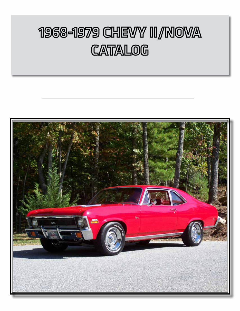 1968-1979 Chevrolet Nova Parts Catalog preview img 1