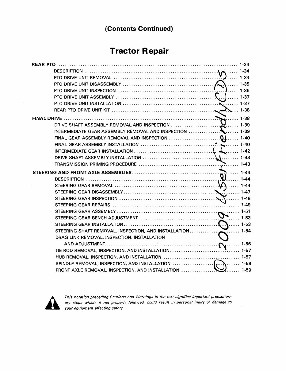 Allis Chalmers Model 616 620 720 Tractor service repair manu preview img 5