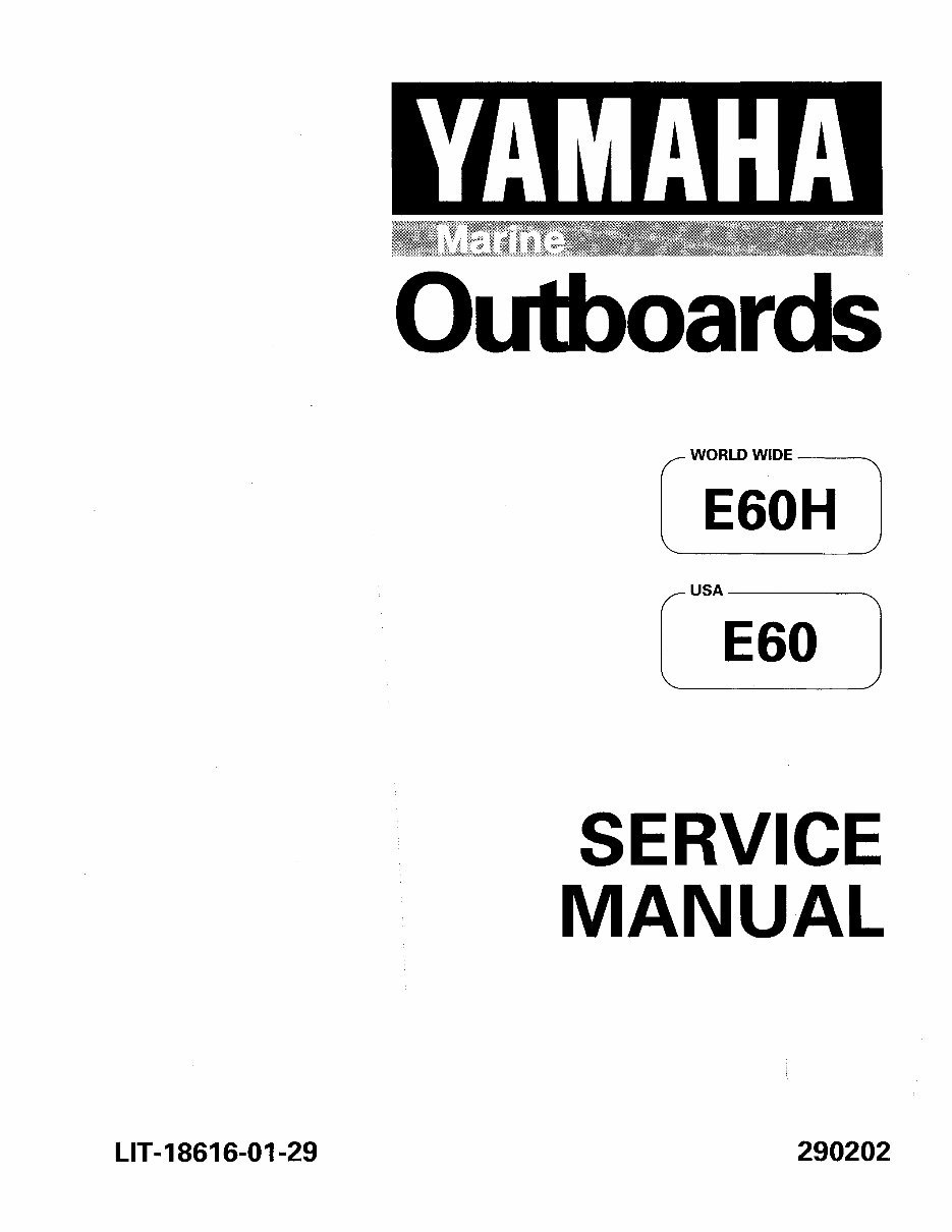 Yamaha Outboard Mortor 2000 All Models Service Repair Manuals( Preview, Complete FSM Contains Everything You Will Need To Rep preview img 1