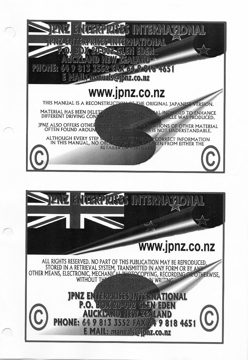 Nissan Skyline R33 Engines (RB20E/RB25DE/RB25DET/RB26DETT) Service & Repair Manual preview img 2