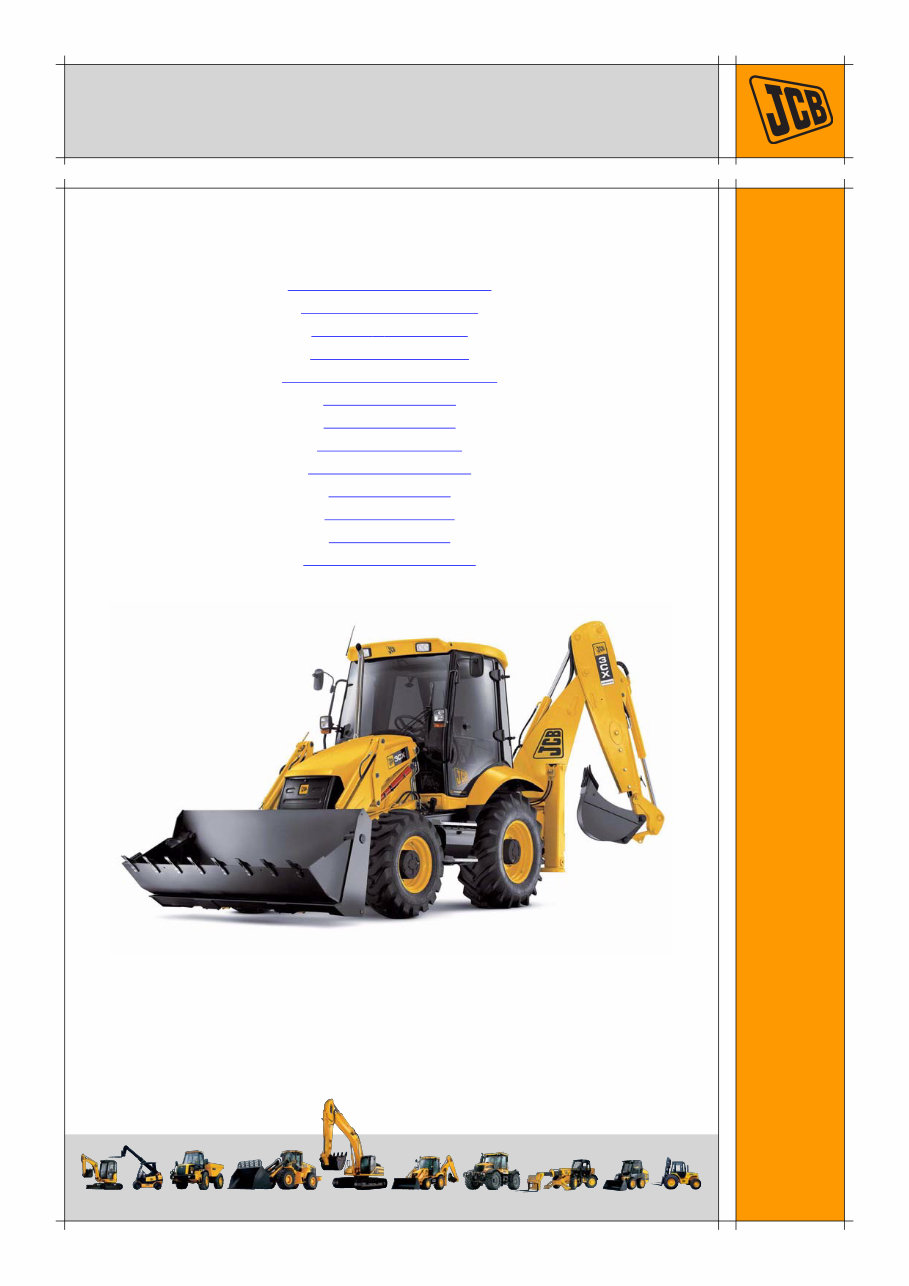 JCB 3C Backhoe Loader Workshop Service Manual for Repair preview img 1
