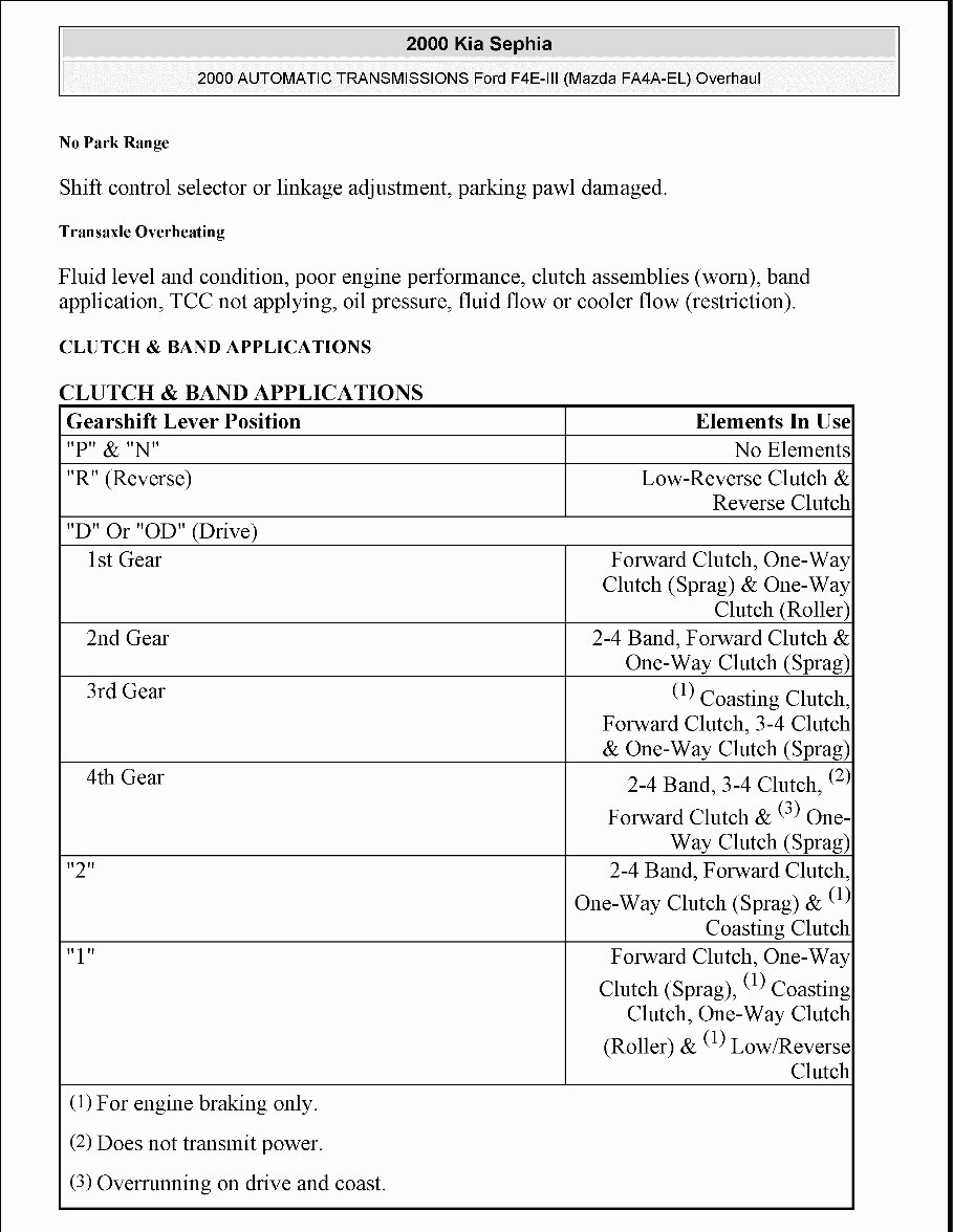 KIA SEPHIA Service Repair Manual 1998-2001 preview img 10