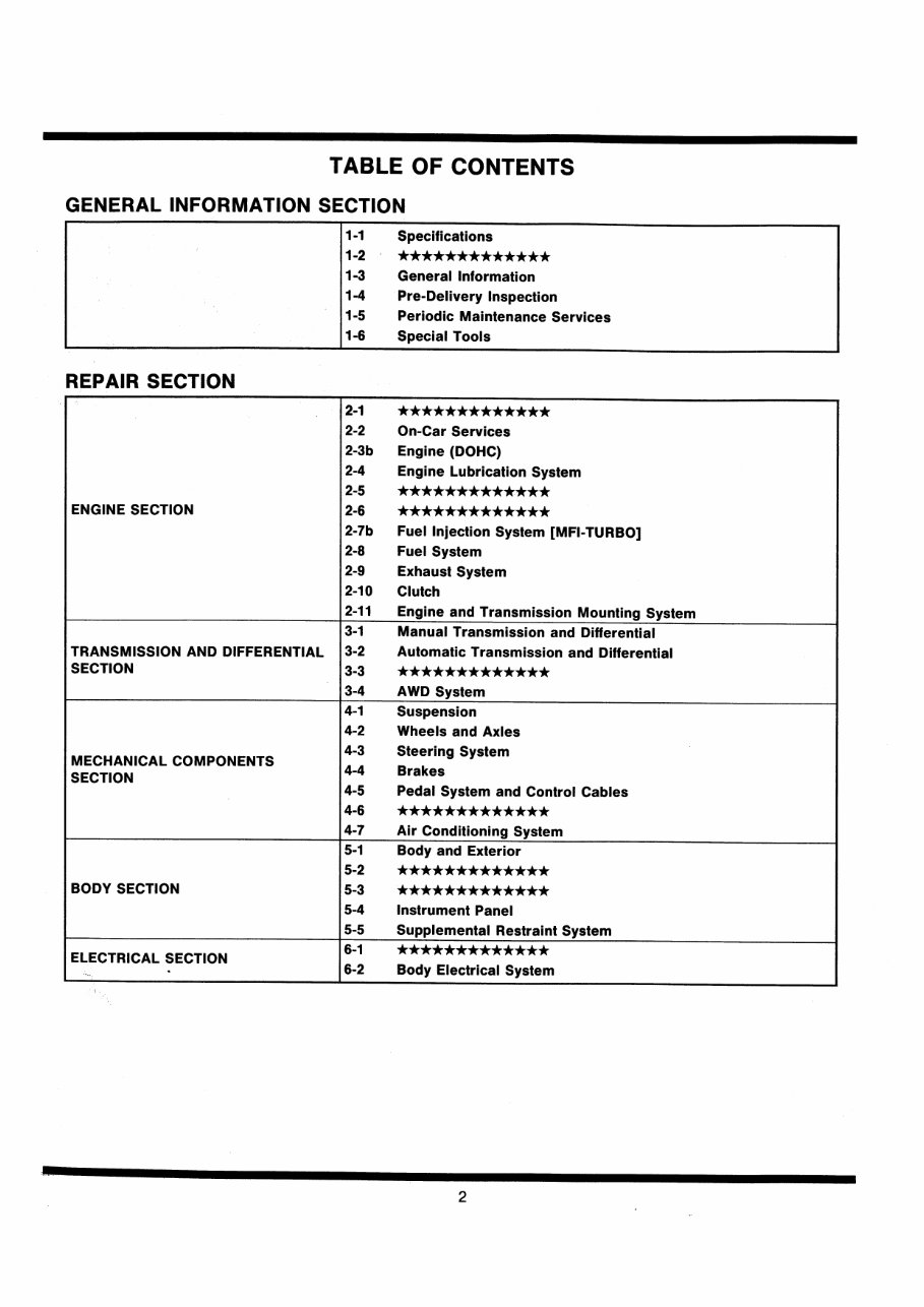 Subaru Impreza Workshop Manual (93-96) preview img 2