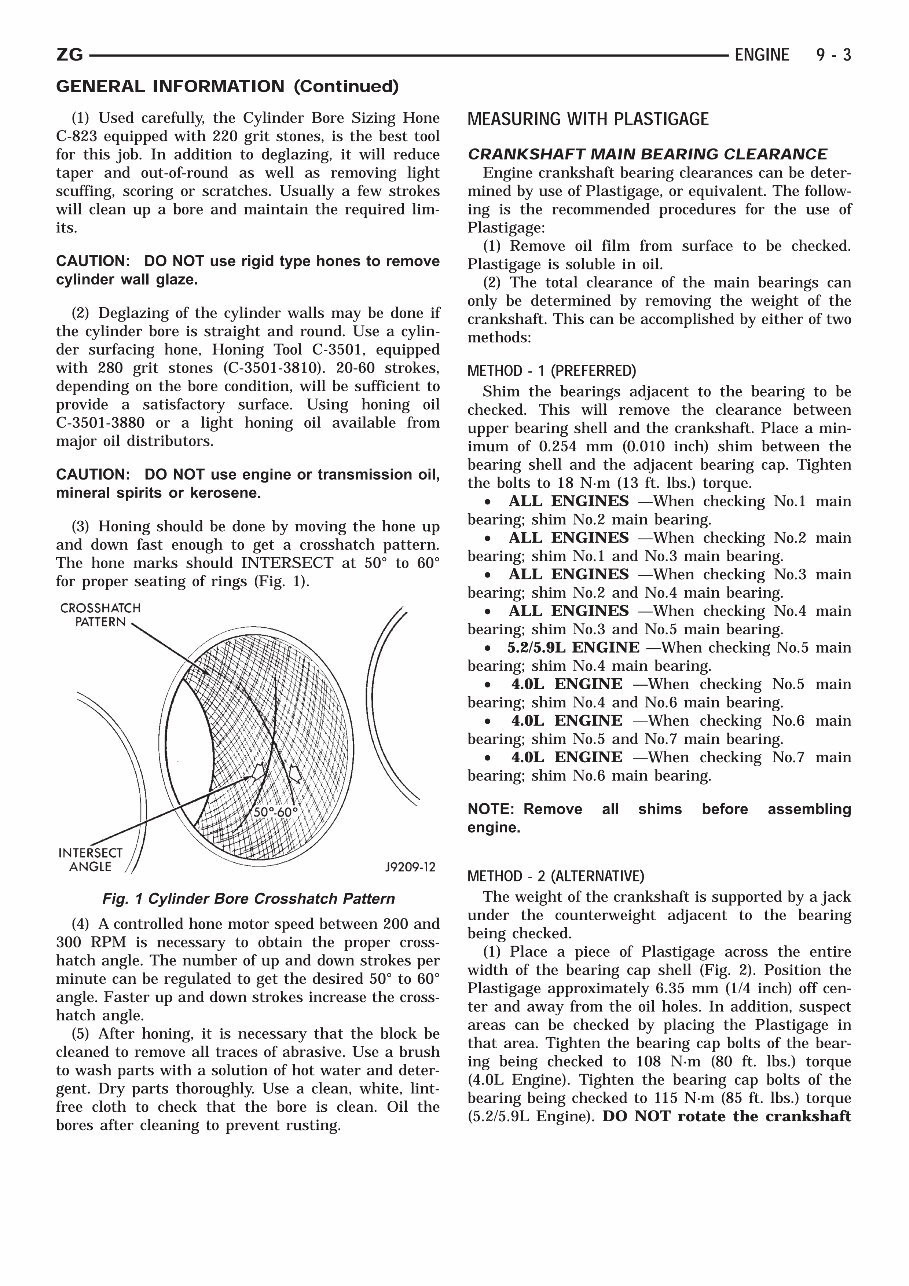 1997 Jeep ZG Grand Cherokee Service Manual preview img 3