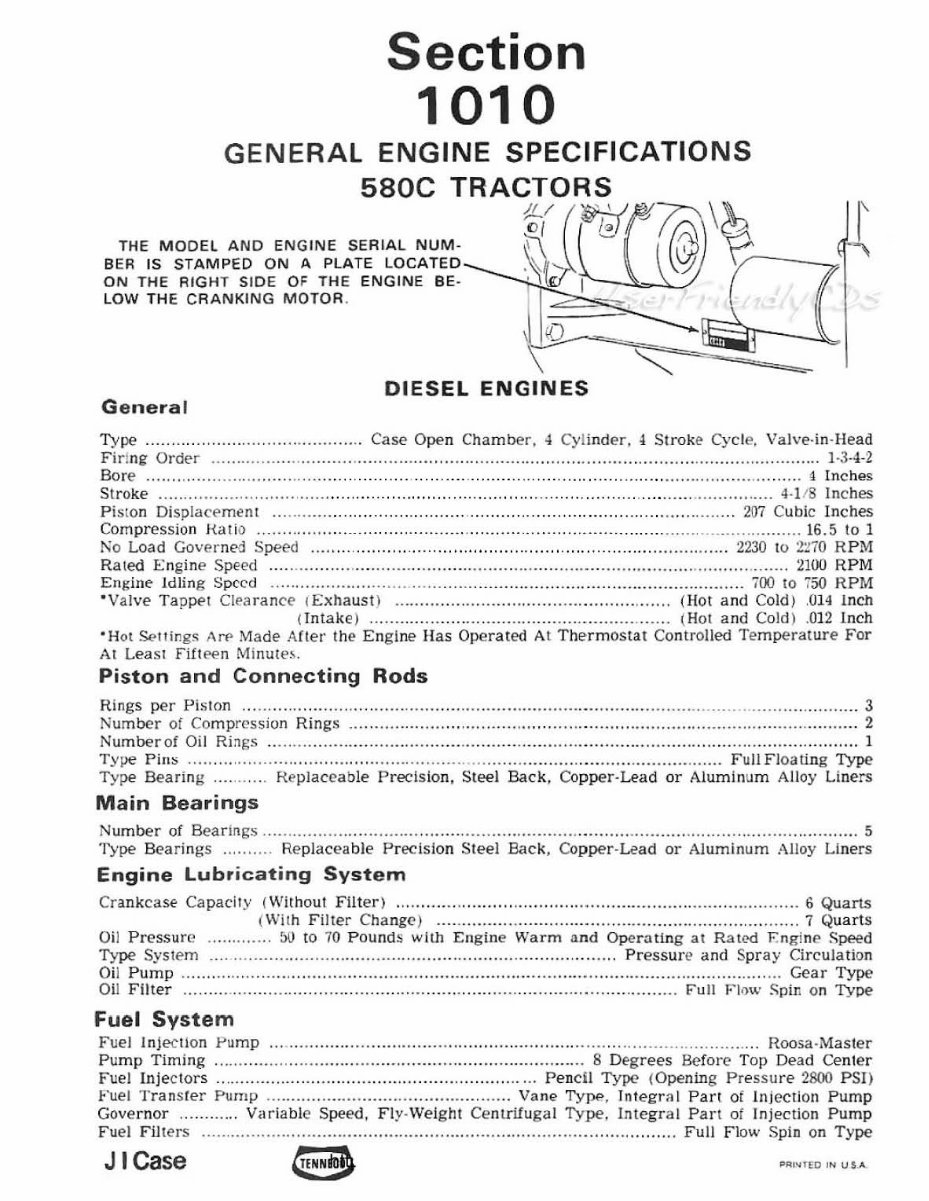 CASE 580C 580CK BACKHOE Loader Tractor Workshop Service Repair Manual preview img 6