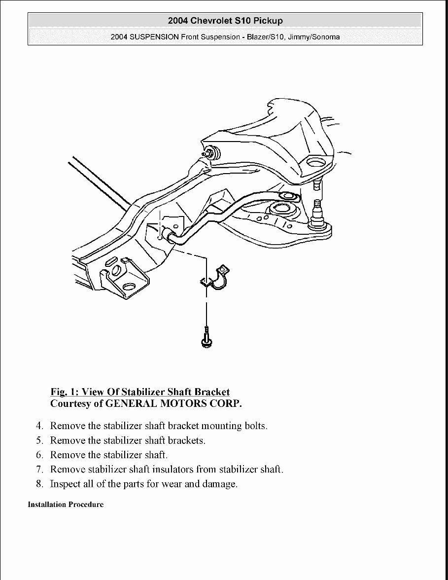 1988-2004 Chevrolet S10 Service & Repair Manual preview img 3