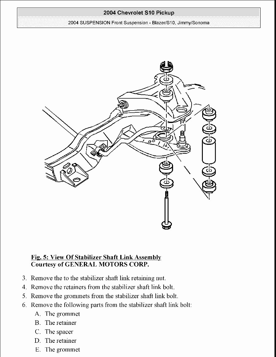1988-2004 Chevrolet S10 Service & Repair Manual preview img 9