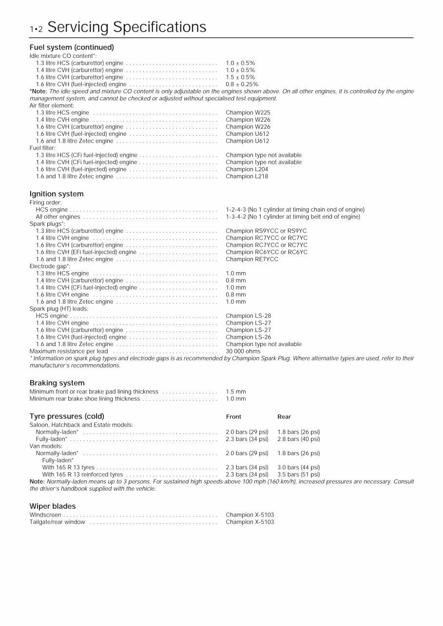 1992 Ford Escort Service & Repair Manual Software preview img 2