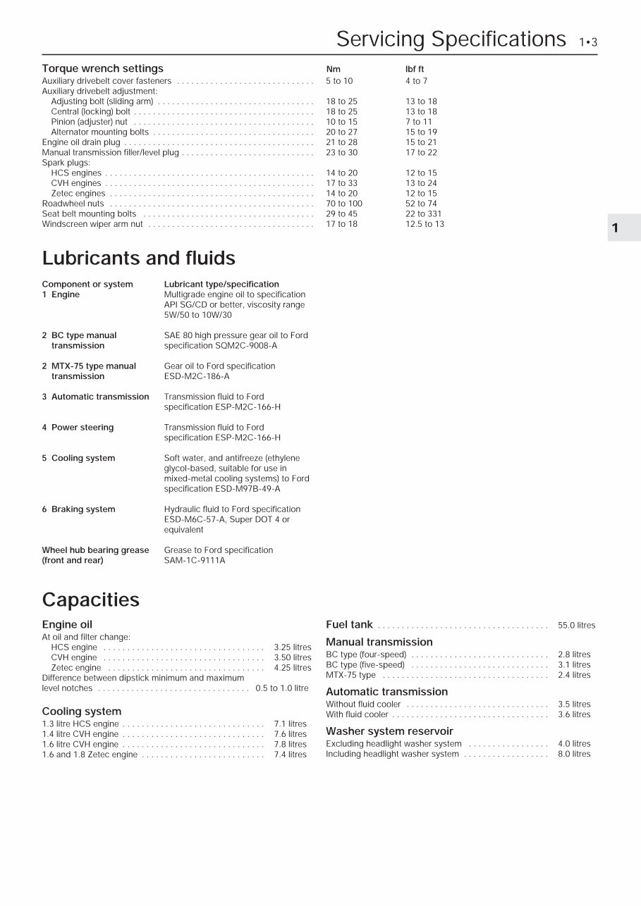 1992 Ford Escort Service & Repair Manual Software preview img 3