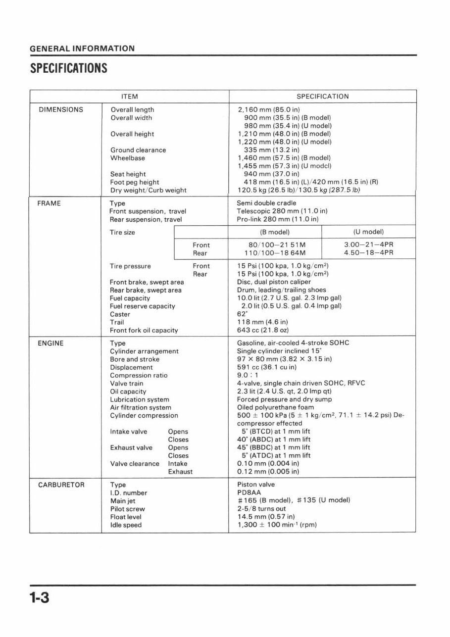 1988-2000 XR600R Service & Repair Manual preview img 4
