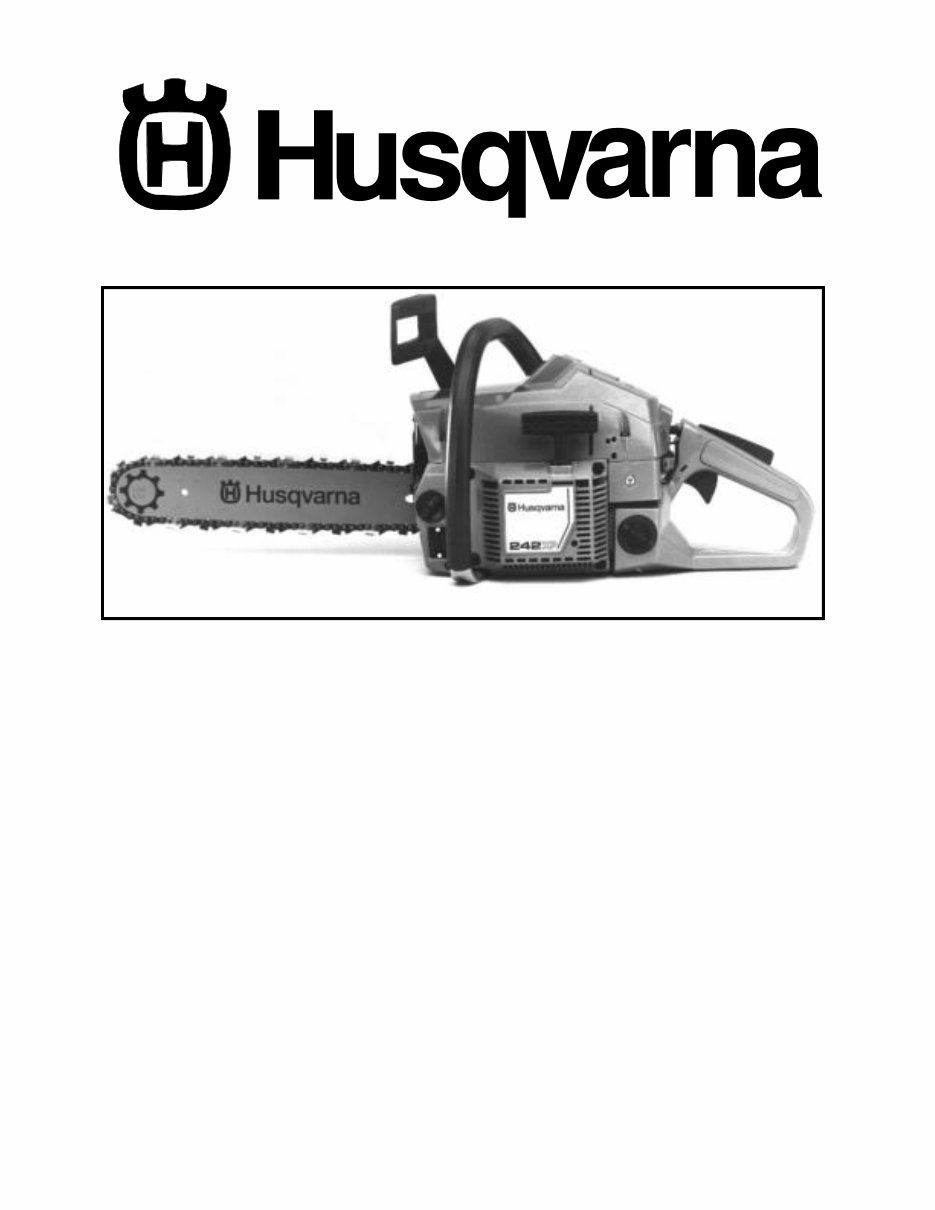 Husqvarna 42 Factory Service & Work Shop Manual preview img 1