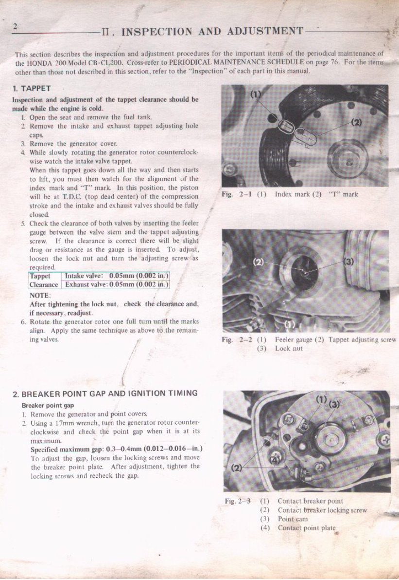 1973-1976 Honda CB200, CL200 Motorcycle Service & Repair Manual preview img 6