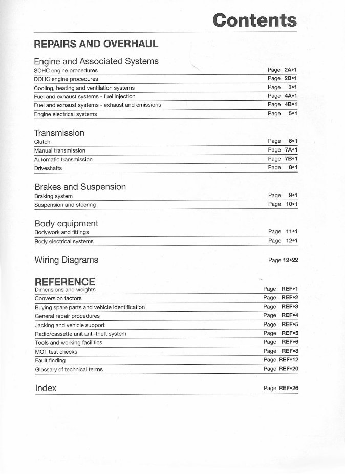 1990-1998 Vauxhall/Opel Calibra Service & Repair Manual preview img 5