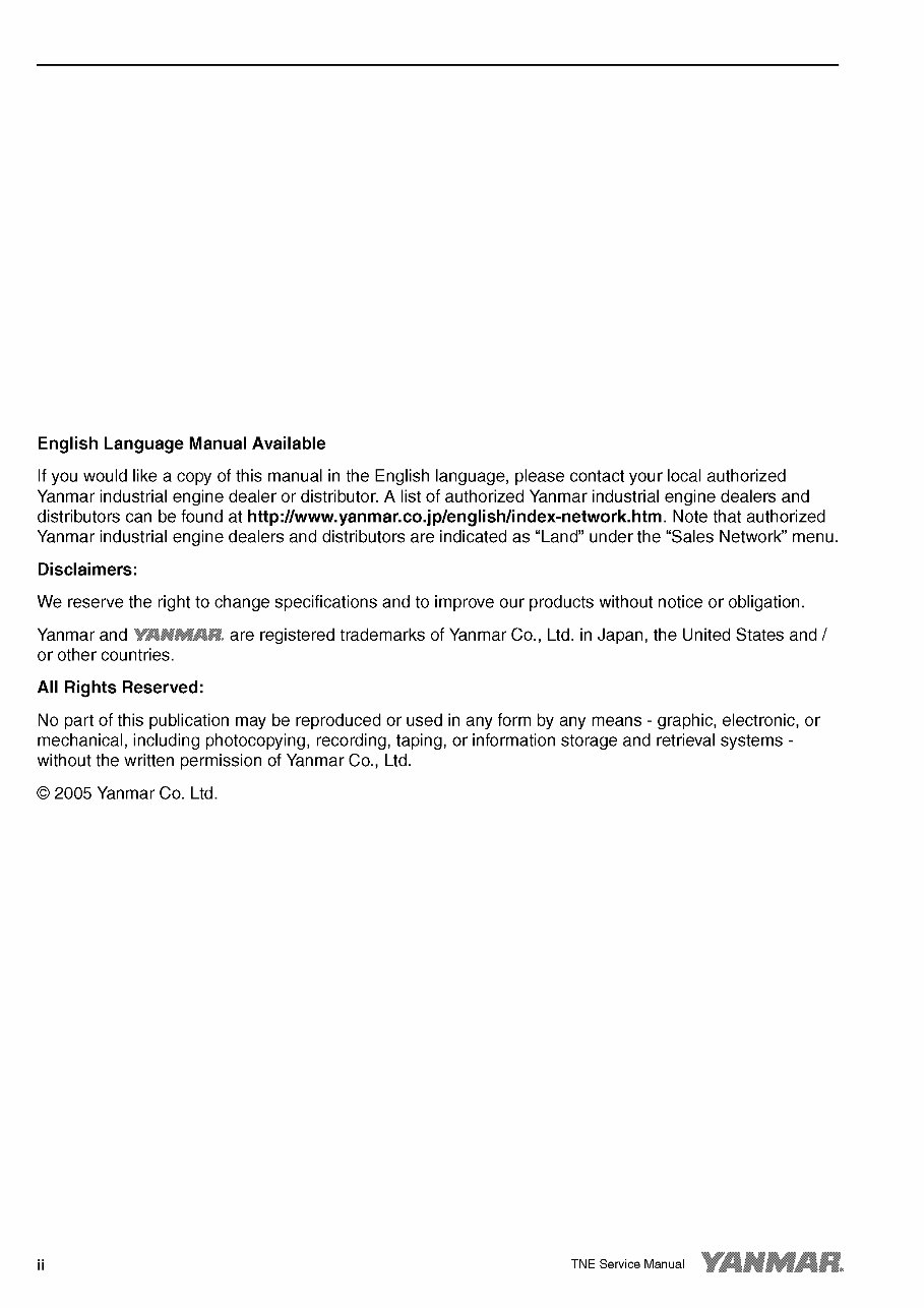 YANMAR 4TNE98 INDUSTRIAL Diesel Engine COMPLETE Workshop Repair preview img 5