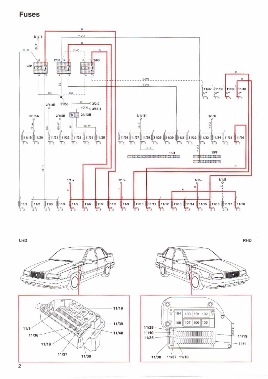 1997 Volvo 850 Wiring Diagrams preview img 4