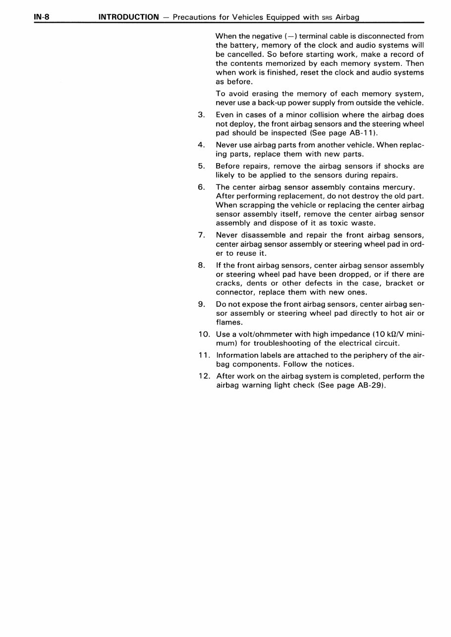 1990 Toyota Supra Service & Repair Manual preview img 10