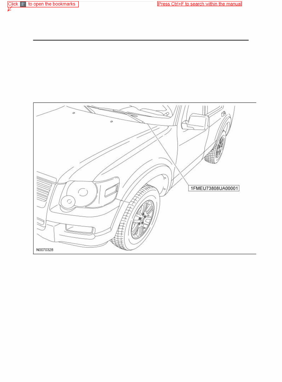 2008 Ford Explorer Service & Repair Manual preview img 1