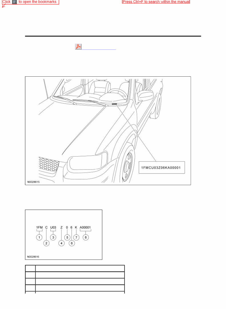 2006 Ford Escape Service & Repair Manual preview img 1