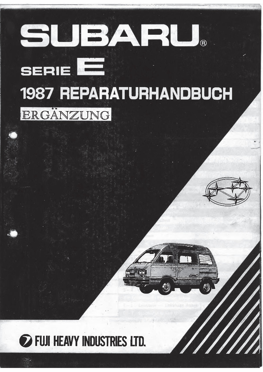 1984-1993 Subaru Libero Service & Repair Manual preview img 1
