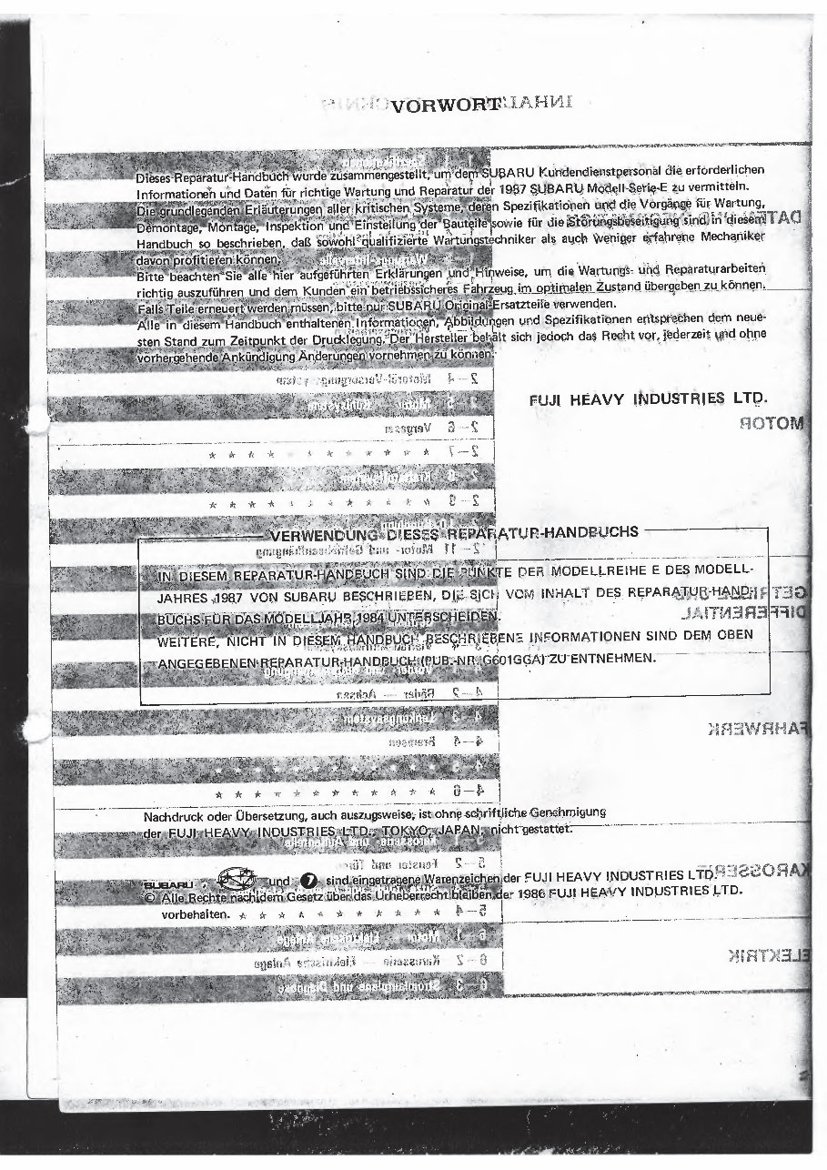 1984-1993 Subaru Libero Service & Repair Manual preview img 2