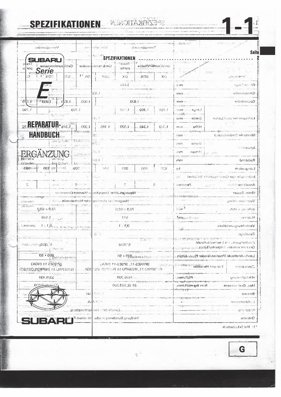 1984-1993 Subaru Libero Service & Repair Manual preview img 3