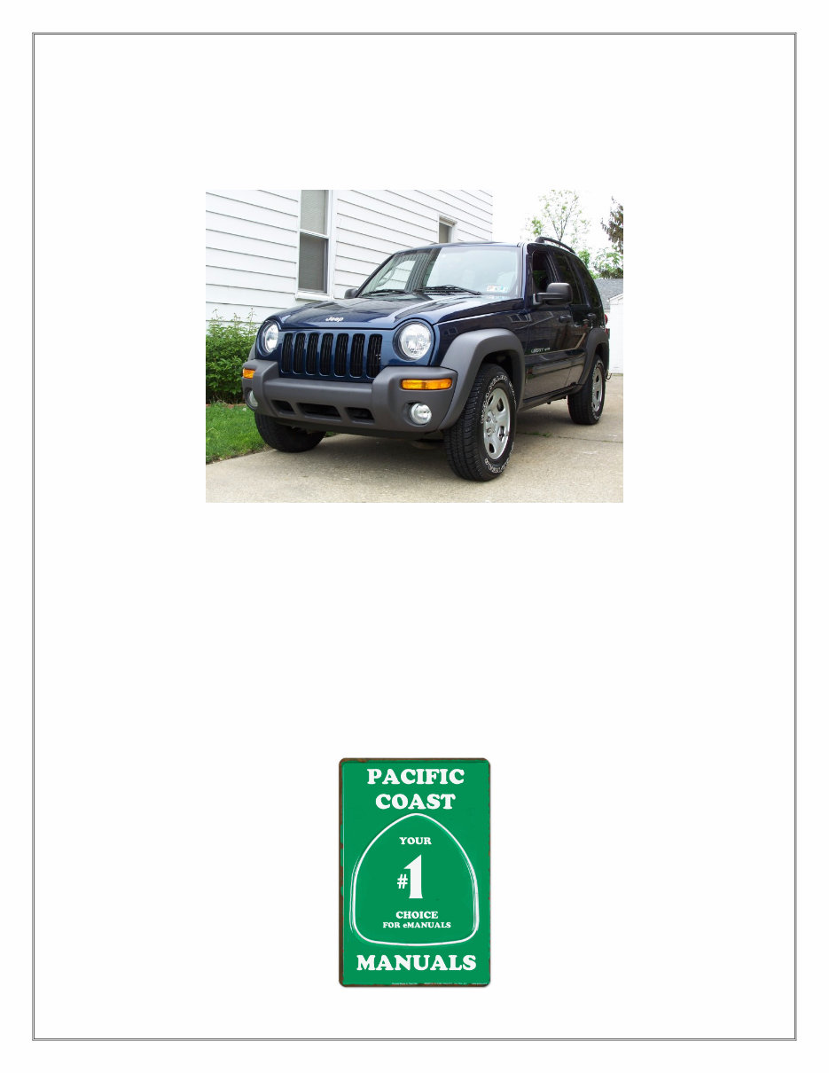 Jeep Liberty Cherokee 2003 KJ Service Manual preview img 1