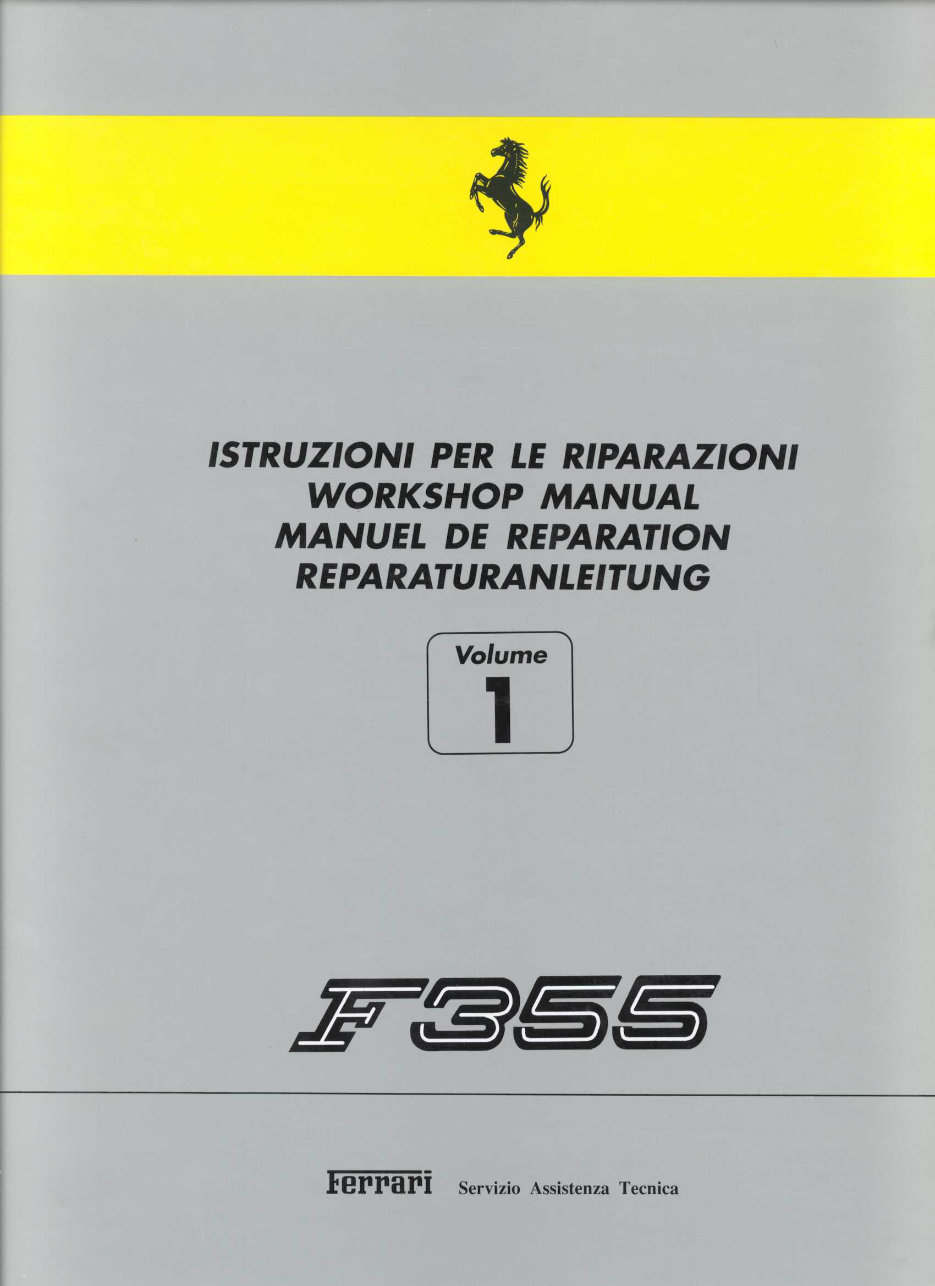 1994 Ferrari 355 Service & Repair Manual preview img 1