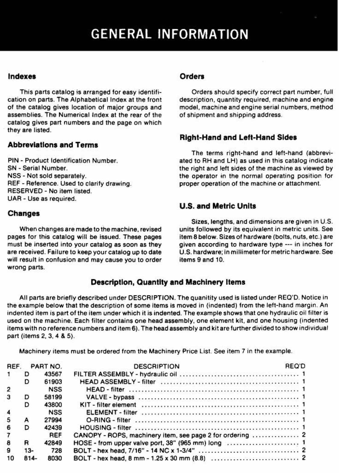 CASE 580D CONSTRUCTION KING BACKHOE Parts Catalog Manual preview img 5