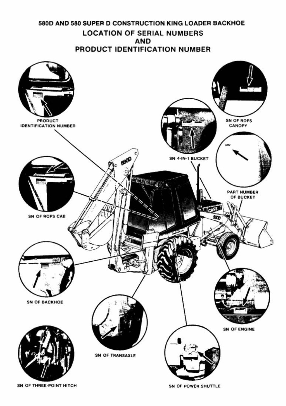 CASE 580D CONSTRUCTION KING BACKHOE Parts Catalog Manual preview img 7