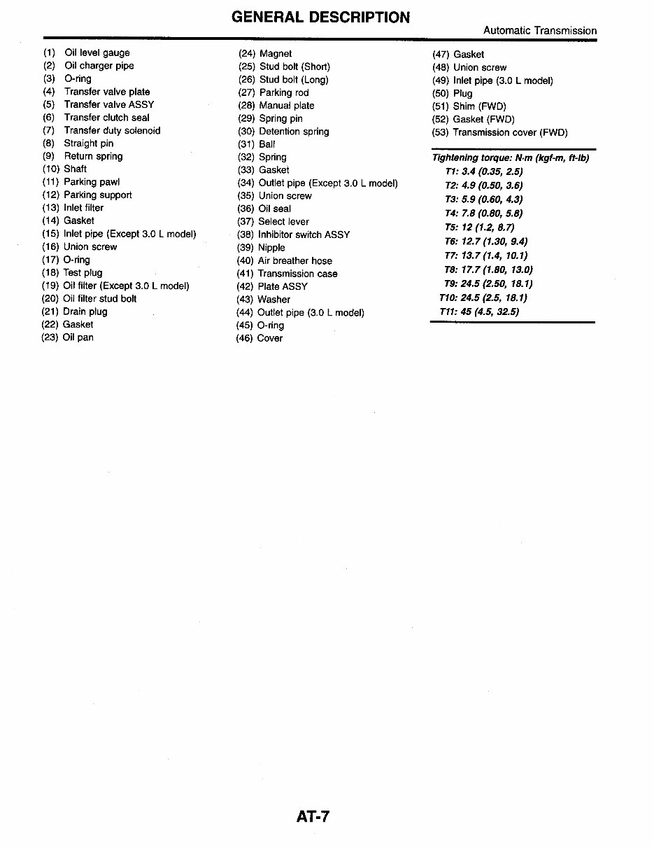 1998-2002 Subaru Forester Service & Repair Manual preview img 5