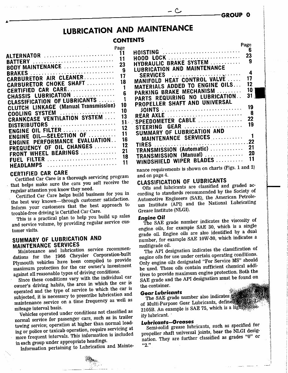 1966 Plymouth V-100/200 Signet Barracuda Repair manual preview img 7