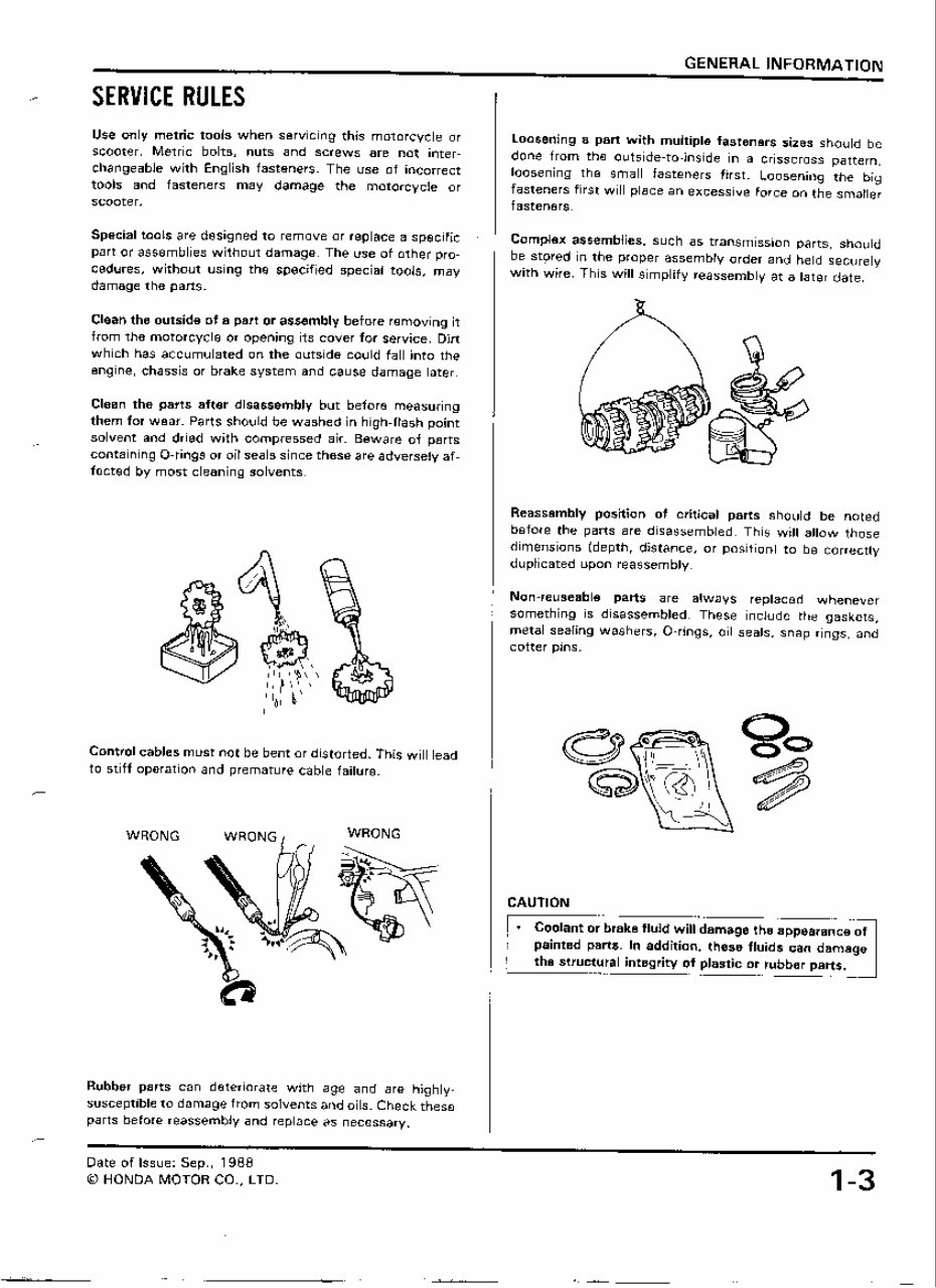 Honda NSR125 Service Manual preview img 10