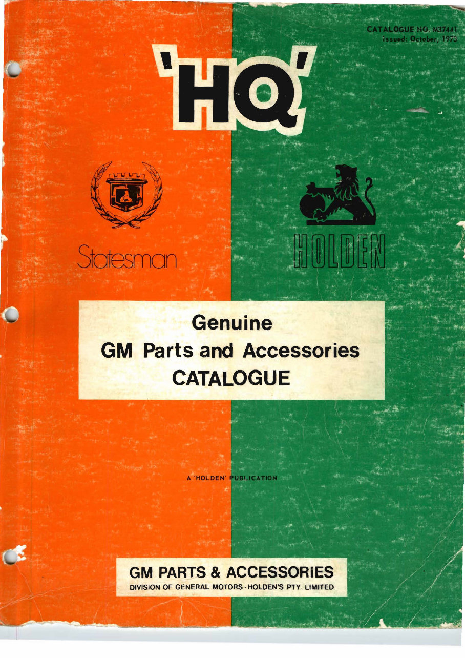Hq holden parts hotsell