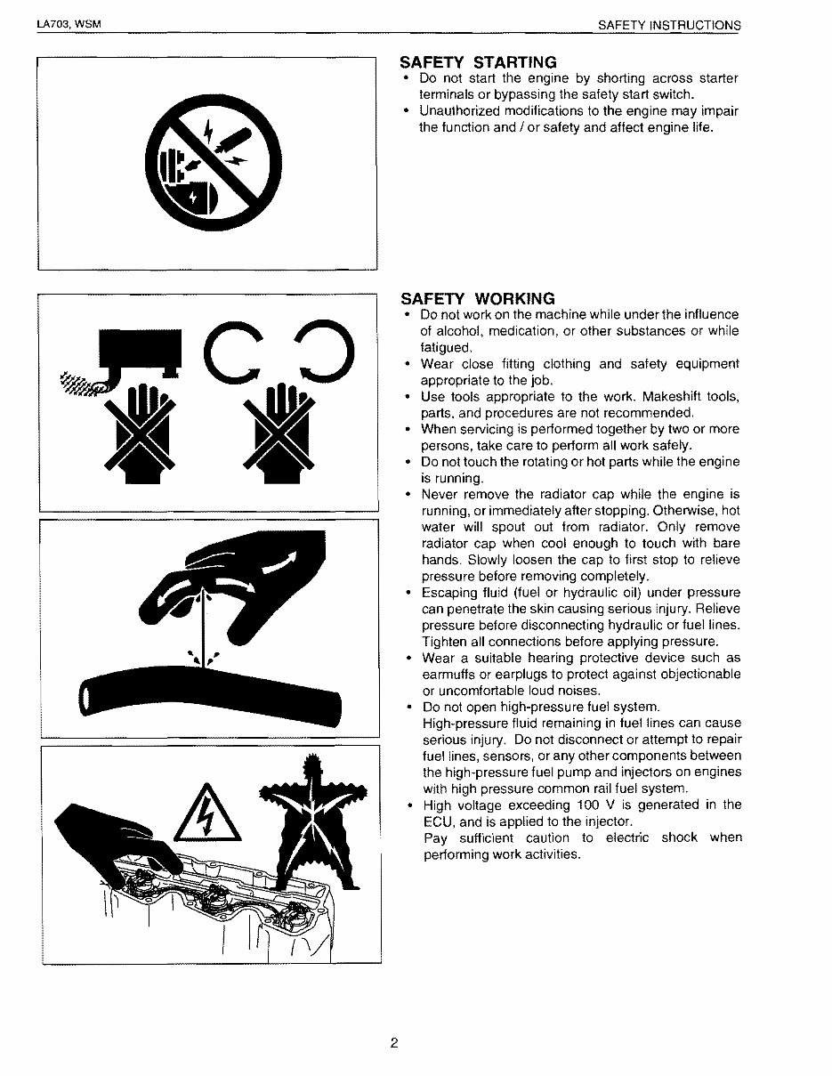 KUBOTA LA703 FRONT END Loader Workshop Service Manual preview img 2