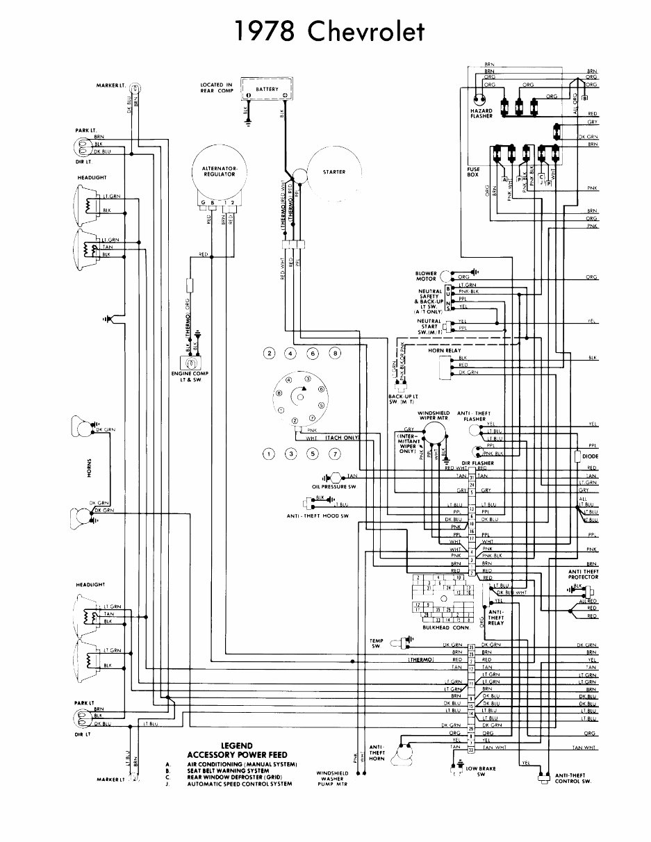 1953-1982 Chevrolet Corvette Electrical Wiring Diagrams Manual preview img 1