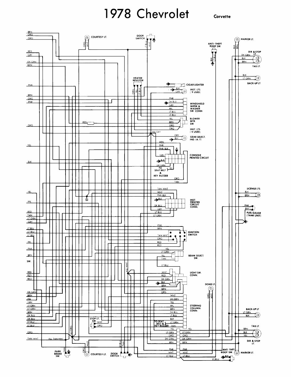 1953-1982 Chevrolet Corvette Electrical Wiring Diagrams Manual preview img 2