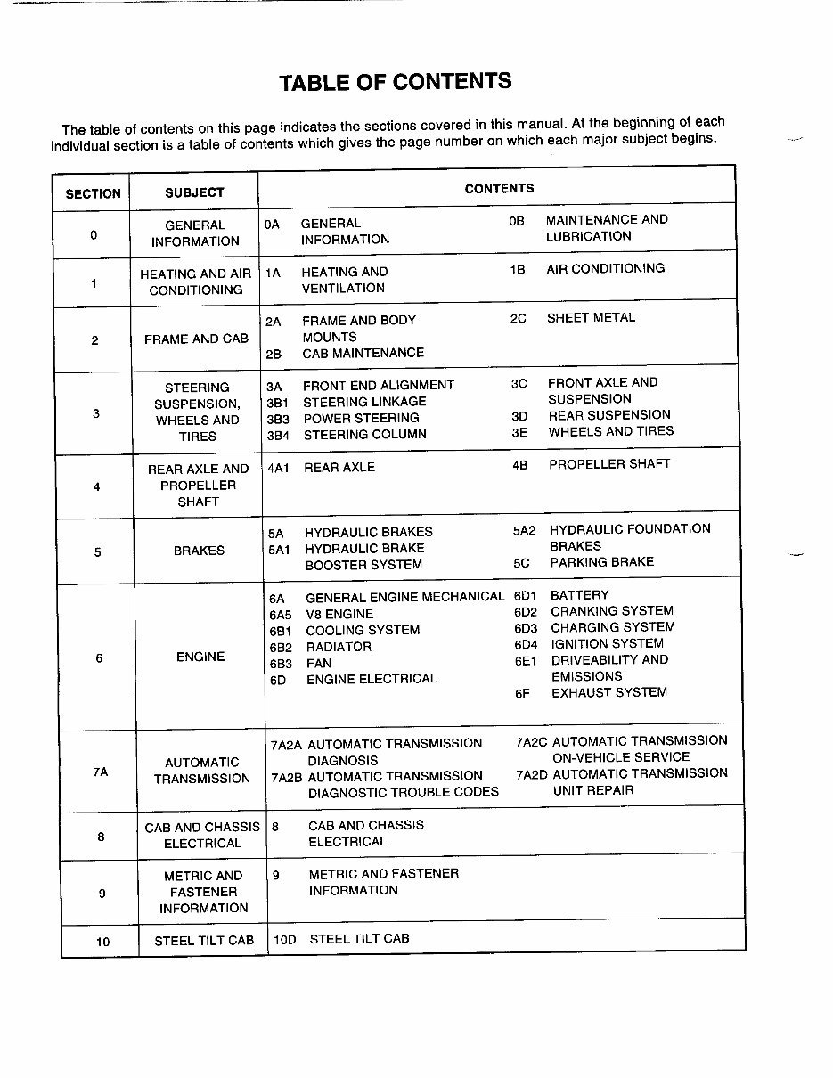 ISUZU NPR / W4 / 4000 ( V8 EFI GASOLINE Engine )- ISUZU Truck FORWARD TILTMASTER - Service / Repair / Workshop Manual * BEST * preview img 5
